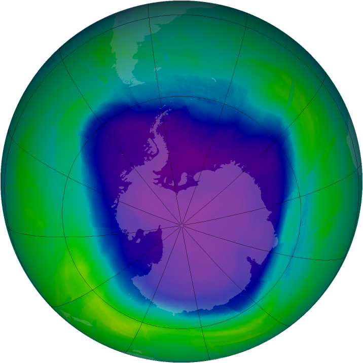 Ozone Map 2008-09-30